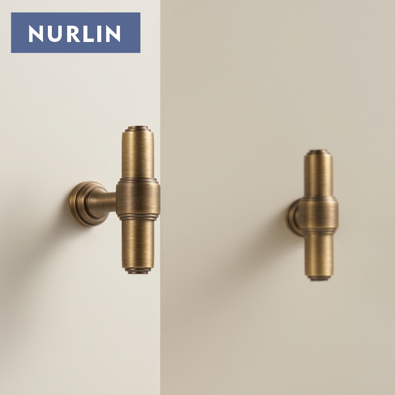 Furniture Hardware Manufacturer - Nurlin laiton massif français rétro Antique
