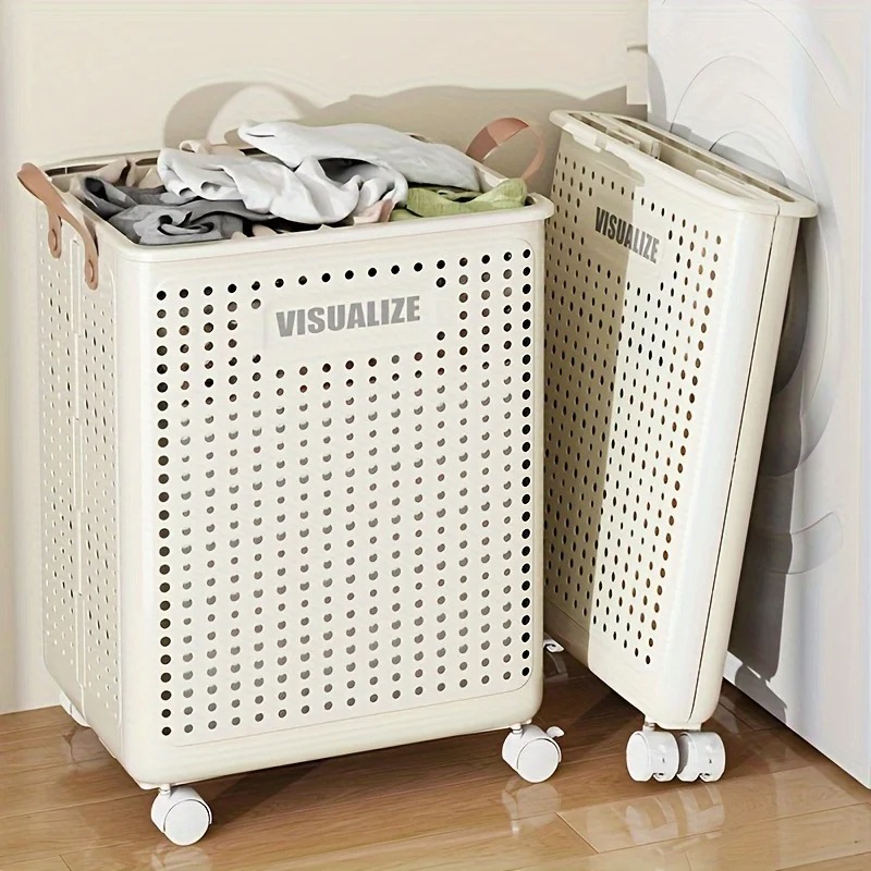 Furniture Hardware Manufacturer - Panier à linge pliant à roulettes