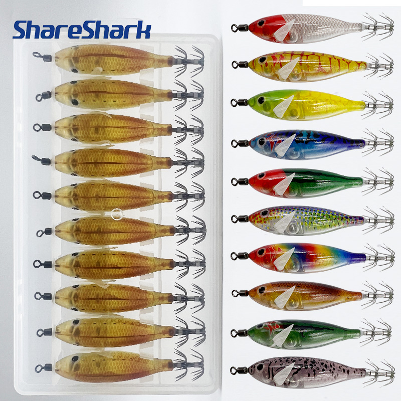 Furniture Hardware Jig - ShareShark 10 pièces/boîte 8cm/ 5.7g Leurres