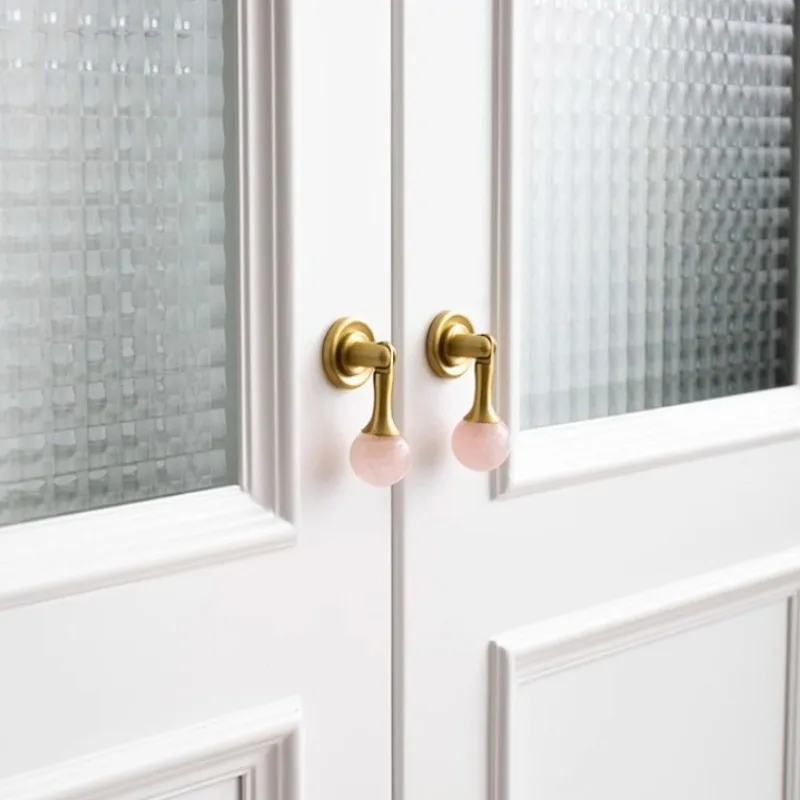Boule de cristal blanche + poi - Furniture Hardware Drop Pulls avis et prix