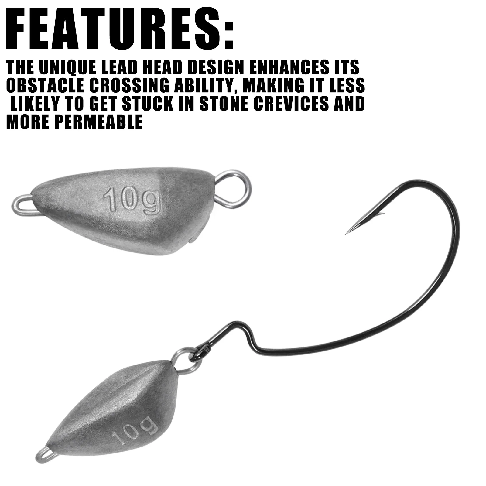 Poids de pêche à tête plombée  - Furniture Hardware Jig avis et prix