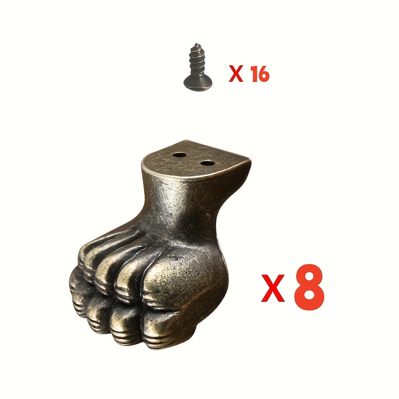 8 pièces de pieds décoratifs a - Cabinet Hinge Overlay avis et prix