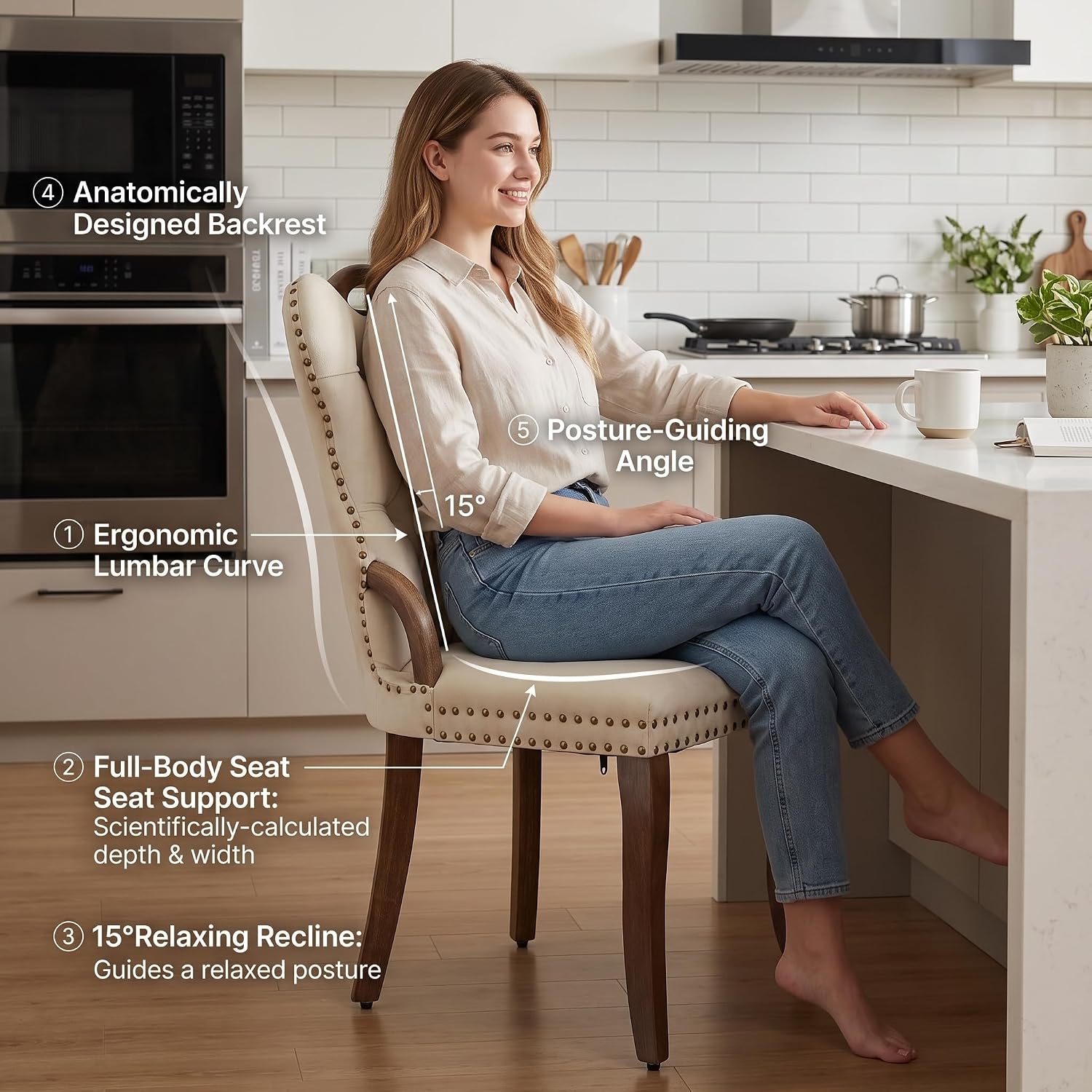 Ensemble de 6 chaises de salle - Furniture Hardware Manufacturer avis et prix