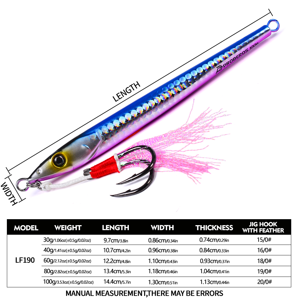 PROBEROS 30-100g Leurre dur ji - Furniture Hardware Jig avis et prix